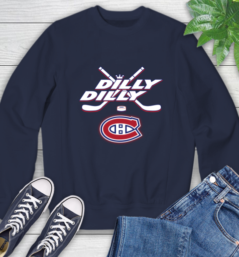 NHL Montreal Canadiens Dilly Dilly Hockey Sports Sweatshirt 3