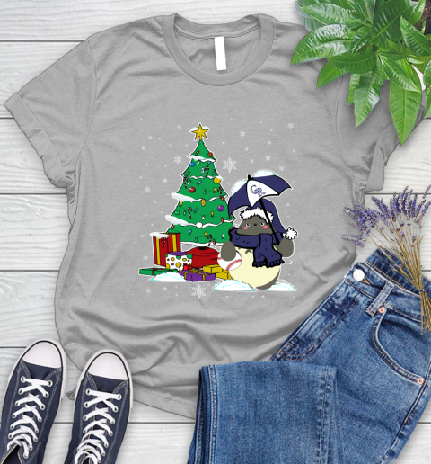Colorado Rockies MLB Baseball Cute Tonari No Totoro Christmas Sports Women's T-Shirt 5