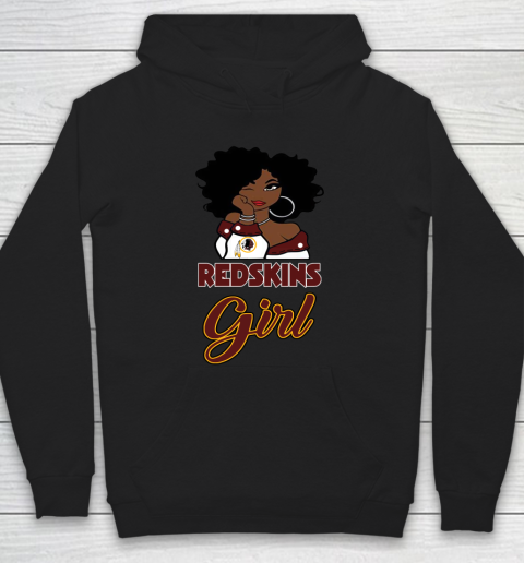 Washington Redskins Girl NFL Hoodie Tee For Sports