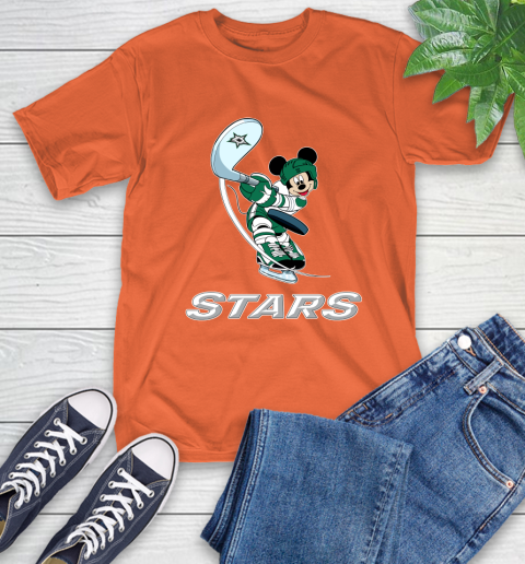 NHL Hockey Dallas Stars Cheerful Mickey Mouse Shirt T-Shirt 5