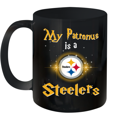 NFL Football Harry Potter My Patronus Is A Pittsburgh Steelers Ceramic Mug 11oz