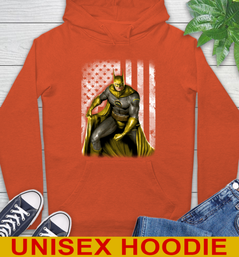 Los Angeles Chargers NFL Football Batman DC American Flag Shirt Hoodie 4