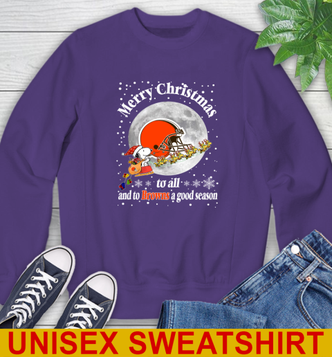 Cleveland Browns Merry Christmas To All And To Browns A Good Season NFL Football Sports Sweatshirt 4