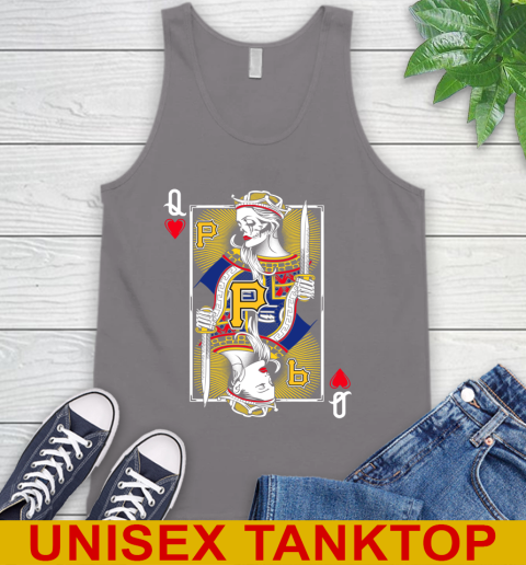 MLB Baseball Pittsburgh Pirates The Queen Of Hearts Card Shirt Tank Top 6