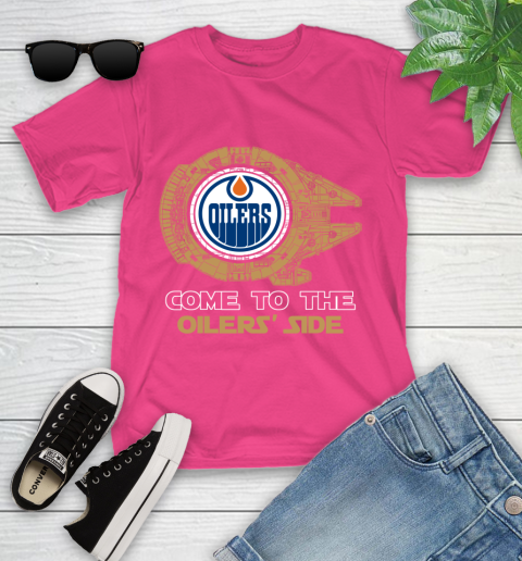 NHL Come To The Edmonton Oilers Wars Hockey Sports Youth T-Shirt 11