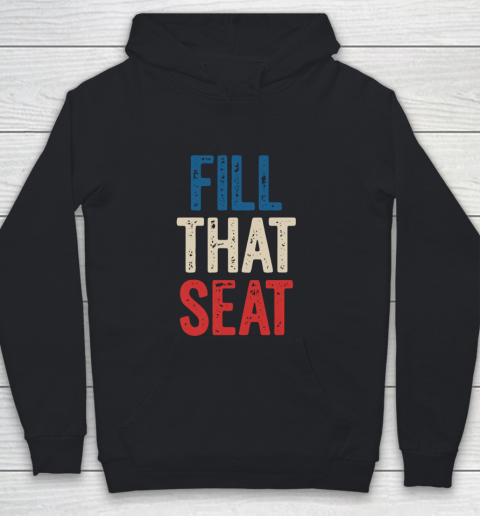 Fill That Seat Vintage North Carolina NC Fill The Seat Retro Youth Hoodie
