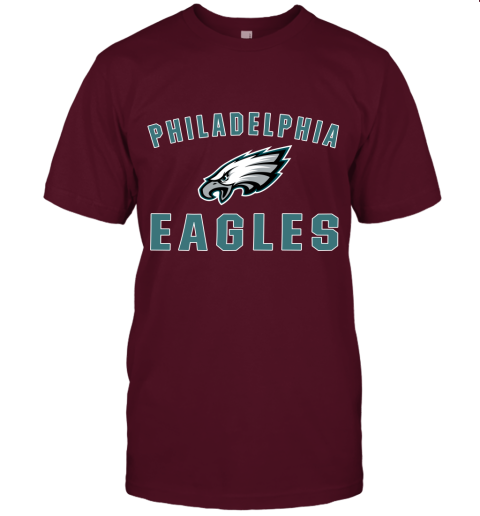 Philadelphia Eagles NFL Line Gray Victory Unisex Jersey Tee