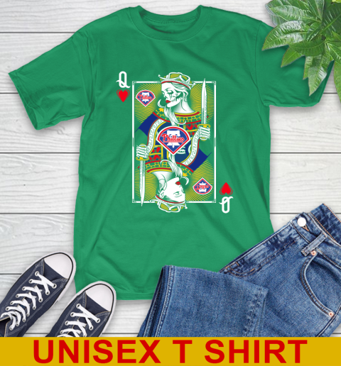 MLB Baseball Philadelphia Phillies The Queen Of Hearts Card Shirt T-Shirt 7