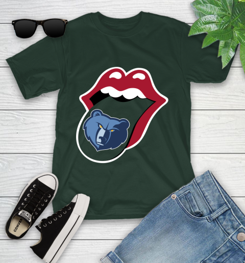 Memphis Grizzlies NBA Basketball Lips I Root For My Team Adoring Fan 107