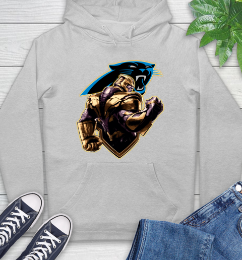 NFL Thanos Avengers Endgame Football Sports Carolina Panthers Hoodie 6