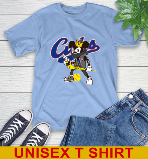 Chicago Cubs MLB Baseball Mickey Peace Sign Sports T-Shirt 11