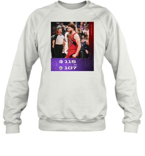 Final Toronto Raptors 115 – 107 Philadelphia 76ers NBA Poster Sweatshirt