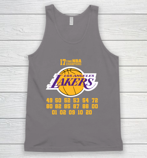 Los Angeles Lakers Finals Champions 17 Time Nba Champions Tank Top 6