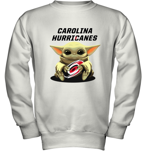 Baby Yoda Hug Carolina Hurricanes Hoodie 