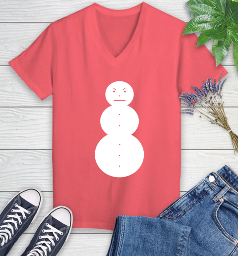Jeezy Snowman Women's V-Neck T-Shirt 6