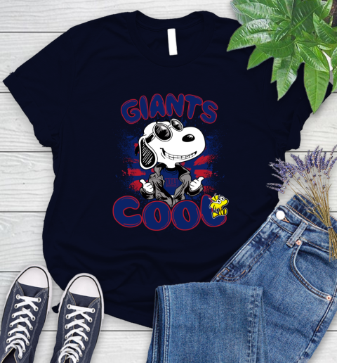 NFL Football New York Giants Cool Snoopy Shirt Women's T-Shirt 2