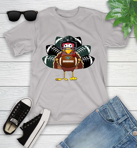 New York Jets Turkey Thanksgiving Day Youth T-Shirt 12
