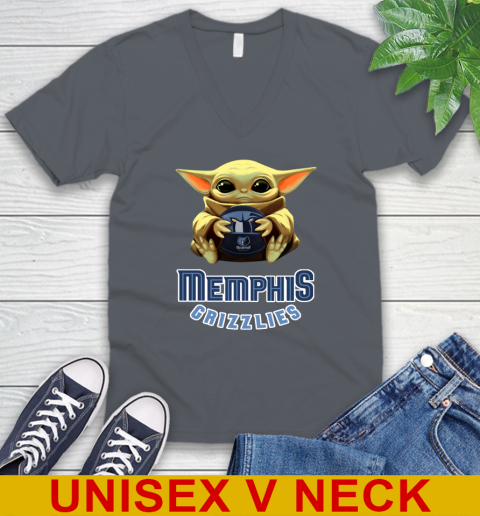 NBA Basketball Memphis Grizzlies Star Wars Baby Yoda Shirt 53