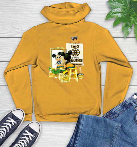 NHL Hockey Boston Bruins Mickey Drawing Shirt 124
