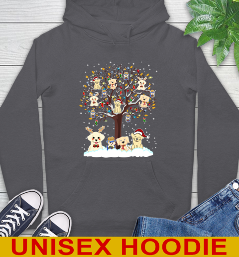 Labrador dog pet lover light christmas tree shirt 19