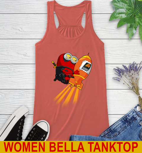 NBA Basketball Phoenix Suns Deadpool Minion Marvel Shirt Racerback Tank 3