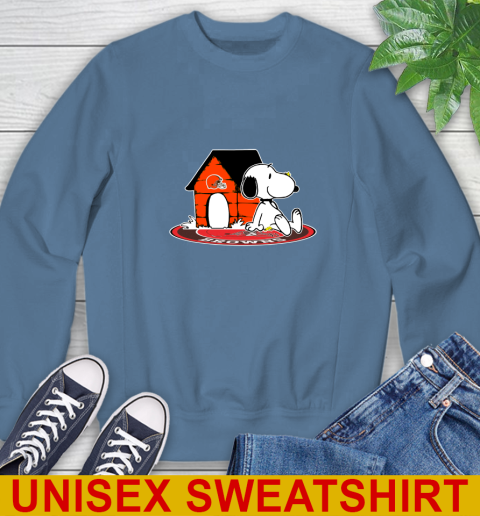 NFL Football Cleveland Browns Snoopy The Peanuts Movie Shirt Sweatshirt 8