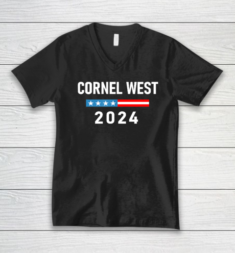 Cornel West for President Cornel West 2024 V-Neck T-Shirt