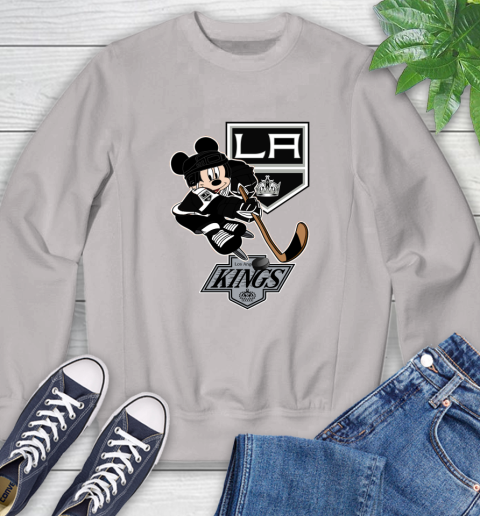 Los Angeles Kings Mickey Mouse Disney Hockey T Shirt Sweatshirt 12
