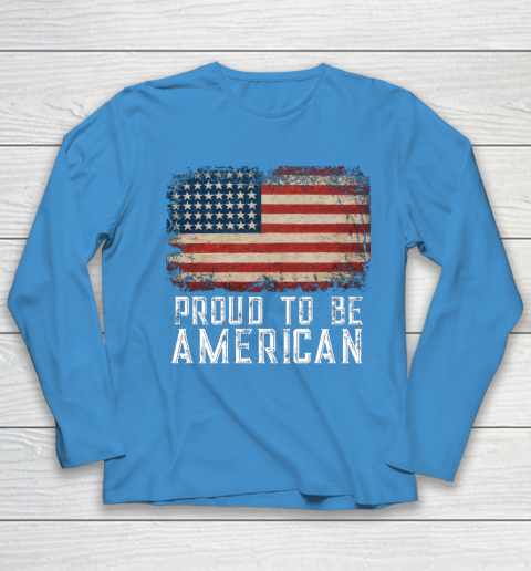 Proud American Patriotic USA Flag Youth Long Sleeve 5