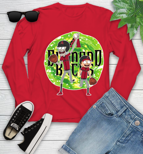 MLB Arizona Diamondbacks Rick And Morty Baseball Sports Youth Long Sleeve 11