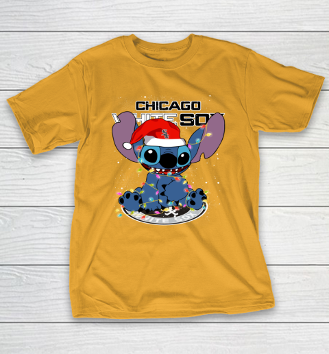 Chicago White Sox MLB noel stitch Baseball Christmas T-Shirt 2