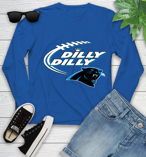 NFL Carolina Panthers Dilly Dilly Football Sports Youth Long Sleeve 9