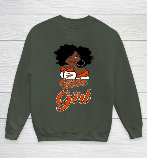 Baltimore Orioles Girl MLB Youth Sweatshirt 10