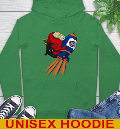 MLB Baseball New York Mets Deadpool Minion Marvel Shirt Hoodie 8
