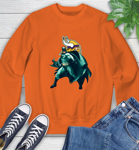 NFL Batman Football Sports Minnesota Vikings Sweatshirt 4