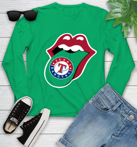 Texas Rangers MLB Baseball Lips I Root For My Team Adoring Fan 130