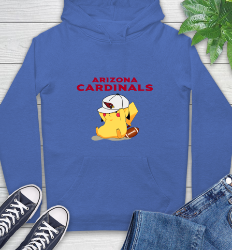 NFL Pikachu Football Sports Arizona Cardinals Hoodie 9