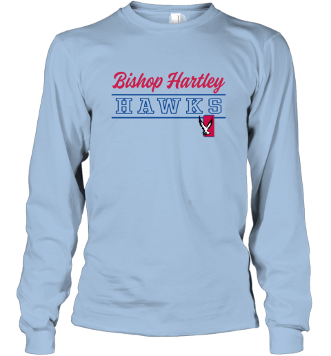 Bishop Hartley High School Hawks Pullover Hoodie C4 Long Sleeve T-Shirt