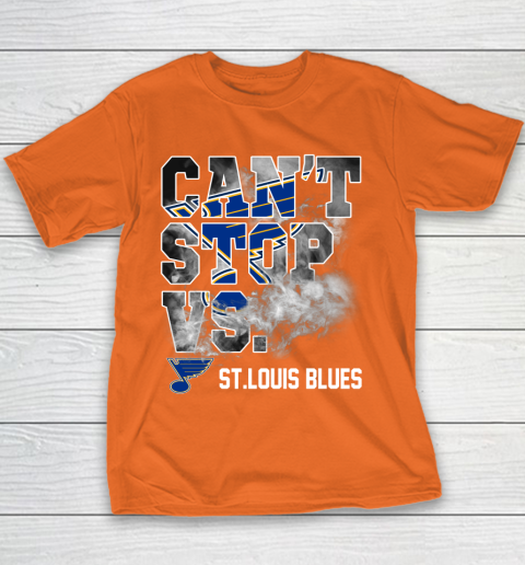 NHL St.Louis Blues Hockey Can't Stop Vs Youth T-Shirt 4