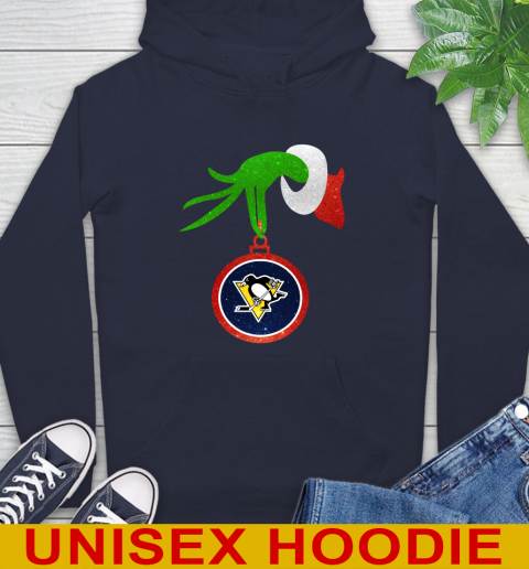 Pittsburgh Penguins Grinch Merry Christmas NHL Hockey Hoodie - Image 5