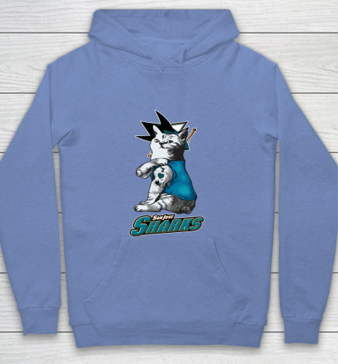 NHL My Cat Loves San Jose Sharks Hockey Youth Hoodie 8
