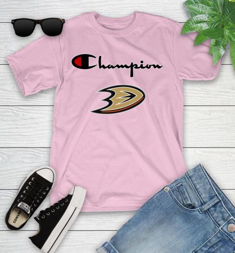 NHL Hockey Anaheim Ducks Champion Shirt Youth T-Shirt 7