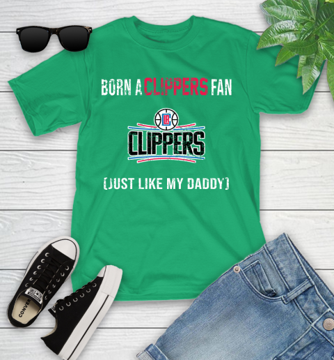 NBA LA Clippers Loyal Fan Just Like My Daddy Basketball Shirt Youth T-Shirt 7