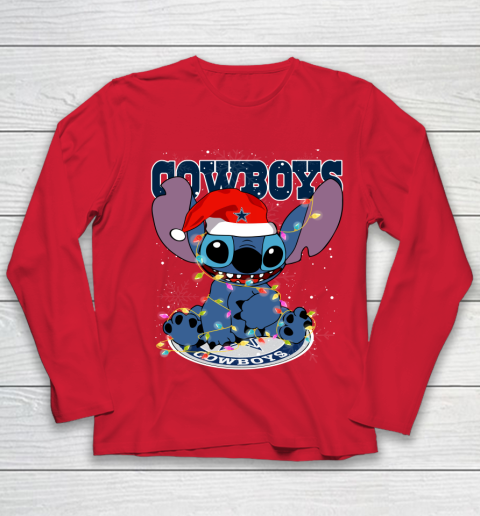 Dallas Cowboys NFL Football noel stitch Christmas Youth Long Sleeve 7