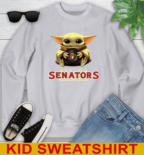 NHL Hockey Ottawa Senators Star Wars Baby Yoda Shirt 116