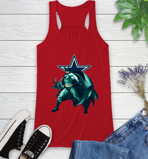 NFL Batman Football Sports Dallas Cowboys Racerback Tank 6