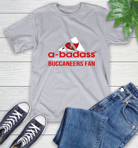 Tampa Bay Buccaneers NFL Football A Badass Adidas Adoring Fan Sports T-Shirt 6