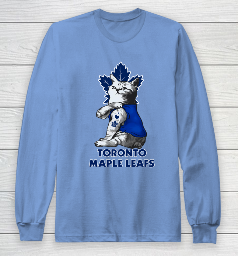 NHL My Cat Loves Toronto Maple Leafs Hockey Long Sleeve T-Shirt 8