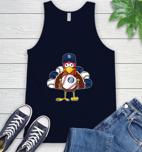 San Diego Padres Turkey thanksgiving Tank Top 4 San Diego Padres Turkey thanksgiving Tank Top - Image 4