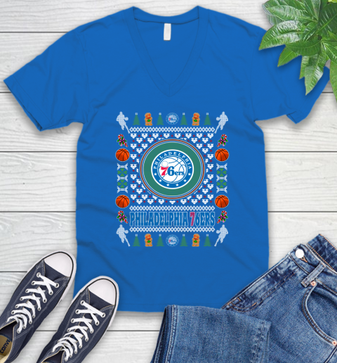 Philadelphia 76ers Merry Christmas NBA Basketball Loyal Fan Ugly Shirt 52